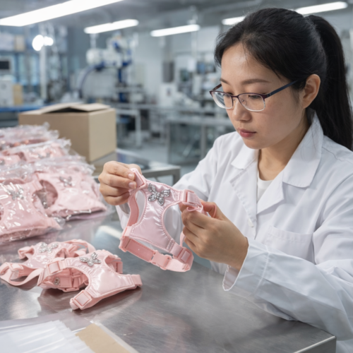 Adjustable Pink Dog Harness for Wholesale