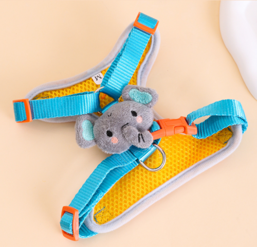 Color Block Front Clip Dog Harness for Wholesale