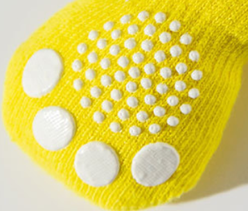 Custom Dog Socks with Knit Fabric and Elastic Cuff