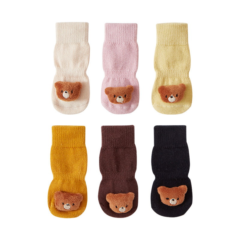 Custom Dog Socks with Knit Fabric and Elastic Cuff