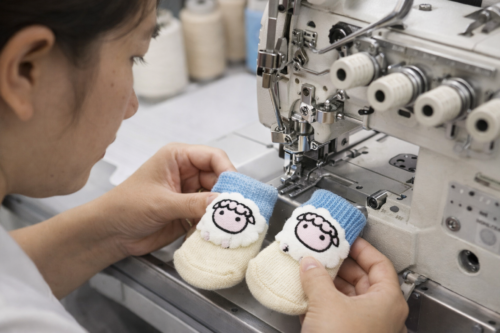 Custom Dog Socks with Knit Fabric and Elastic Cuff