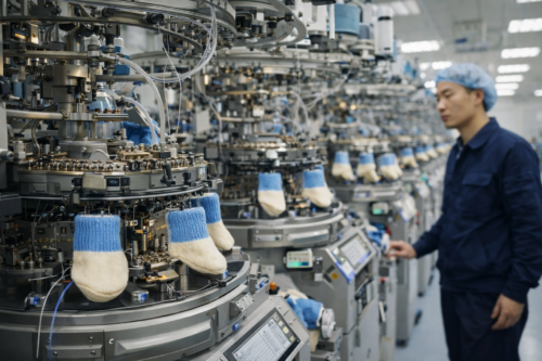 Custom Dog Socks with Knit Fabric and Elastic Cuff