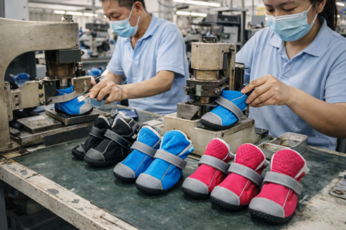 High-Top Dog Walking Shoes for Wholesale