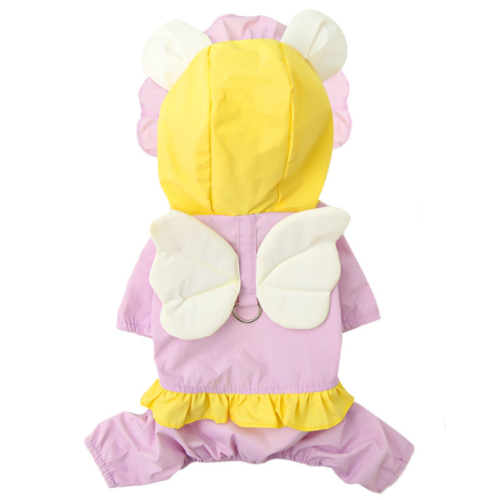 Hooded Dog Rain Coat for Wholesale