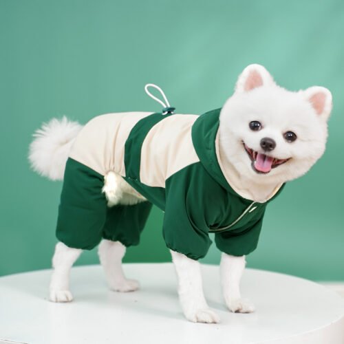 Hooded Dog Snowsuit for Wholesale