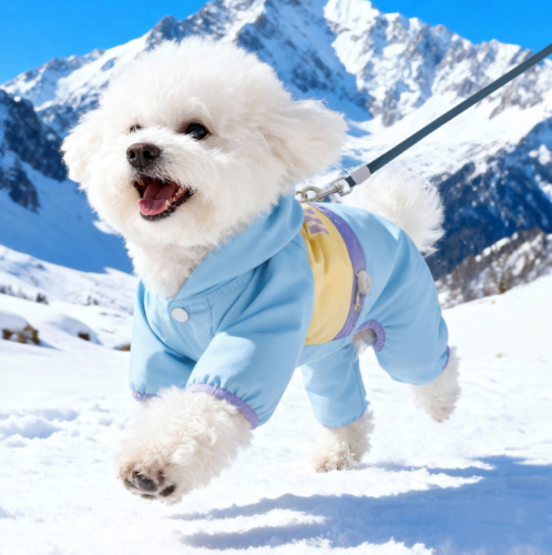 Hooded Dog Snowsuit for Wholesale