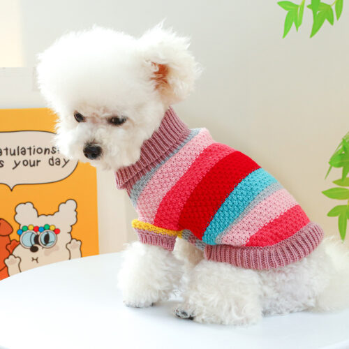 Hooded Knit Custom Dog Sweater for Wholesale
