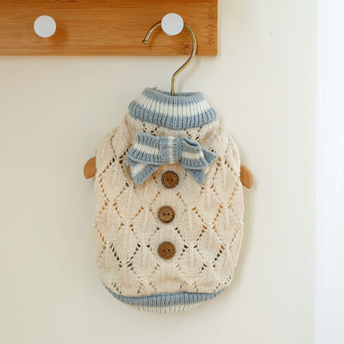 Hooded Knit Custom Dog Sweater for Wholesale