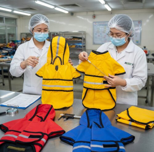 Hooded Large Dog Rain Coat for Wholesale Short 