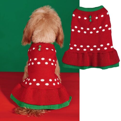 Knitted Dog Christmas Sweater for Wholesale