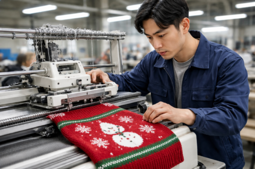 Knitted small dog christmas sweater for Wholesale 