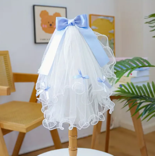 Lace-Trimmed Dog Wedding Veil for Wholesale