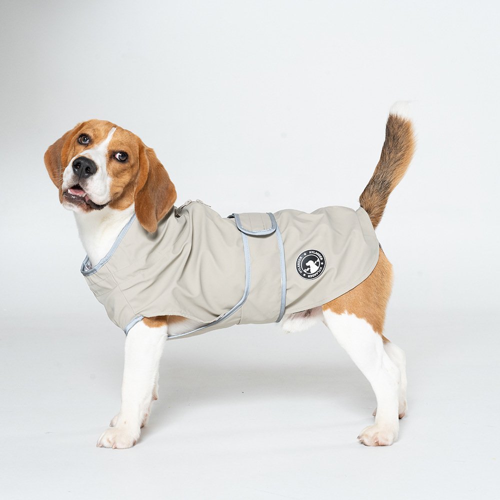 Hooded Large Dog Rain Coat for Wholesale Short