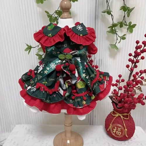 OEM Custom Dog Dresses – Wholesale Holiday Pet Clothing for Small & Medium Pets