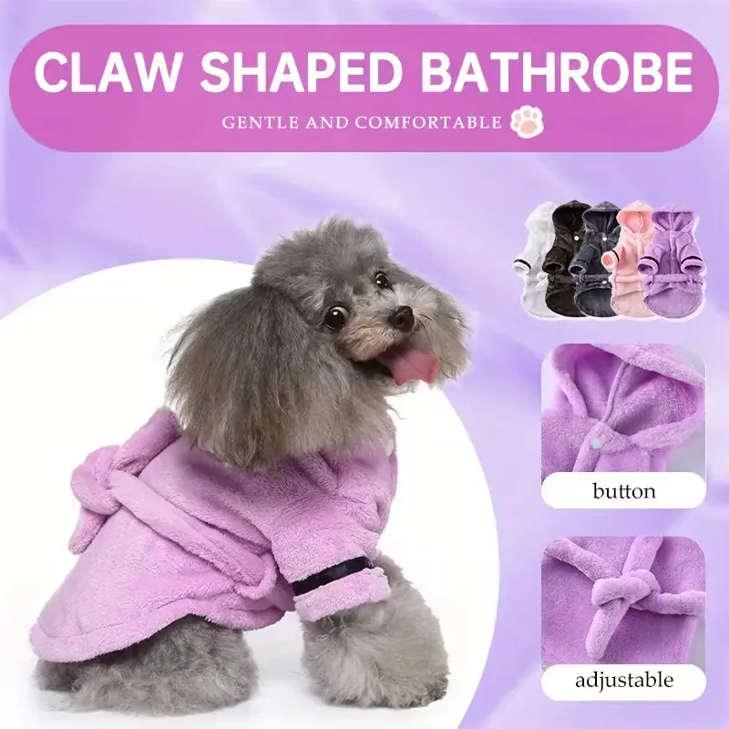Drying robe for dogs