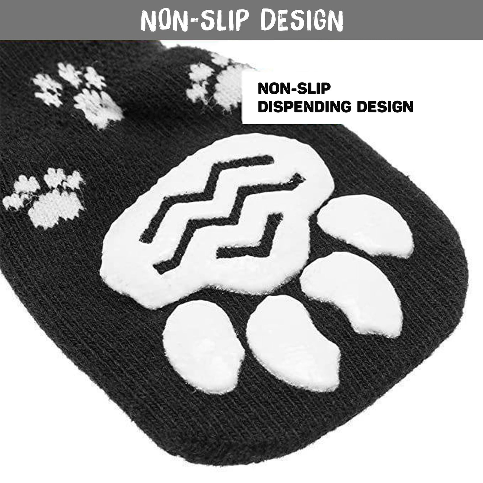 Personalized Dog Socks with Anti-Slip Silicone Pads