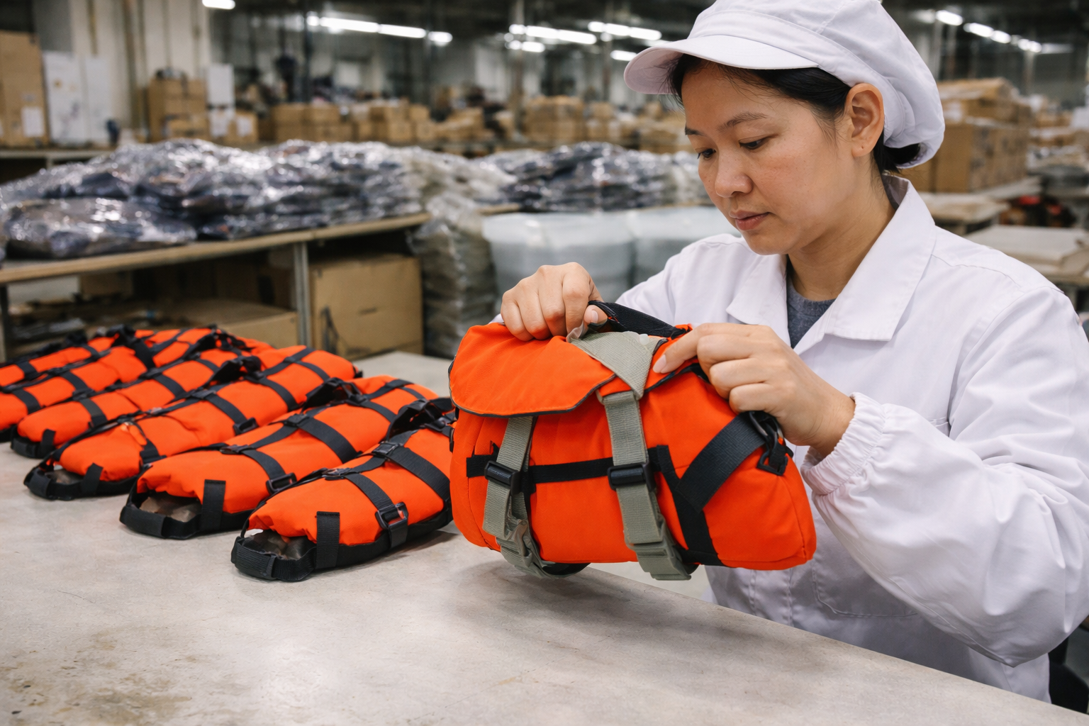 Small Dog Life Jacket with Adjustable Straps for B2B Buyers Short