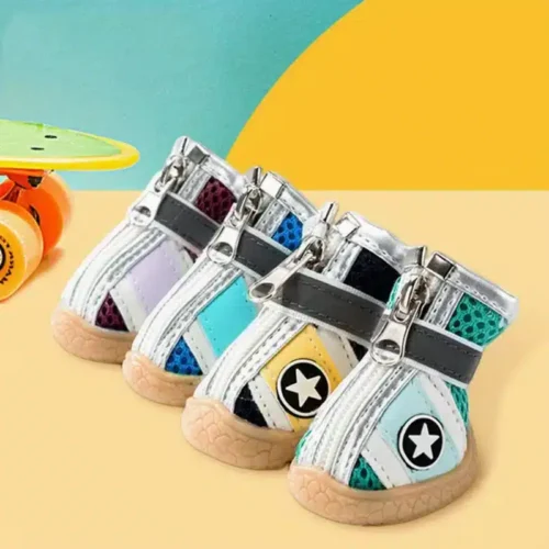 Wholesale Anti-Slip Dog Boots with Zipper Fit and Breathable Mesh OEM