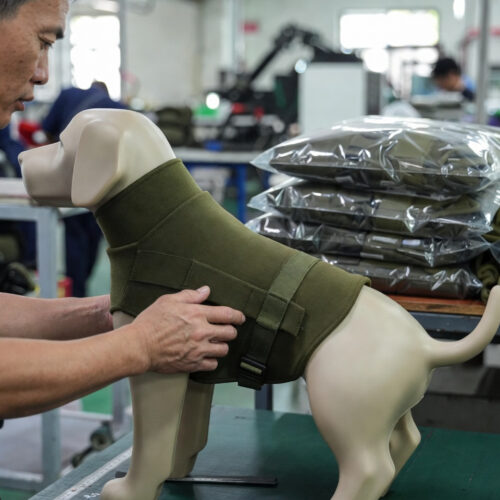 Wholesale Calming Vest for Dogs in Dralon Fabric Short