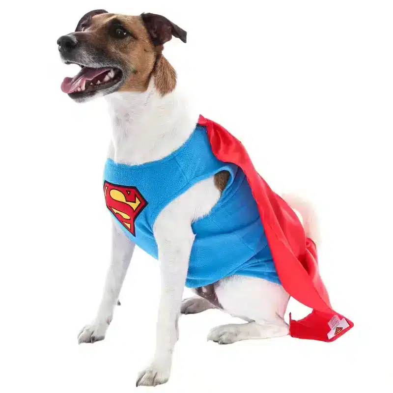 Wholesale Custom Superman Dog Cat Costume Large - DC Comics Pet Halloween OEM