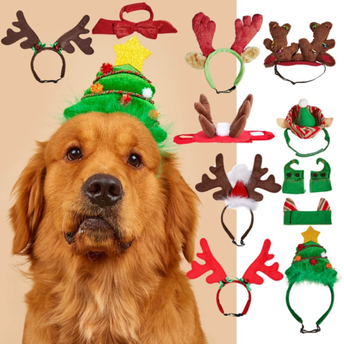 Wholesale Dog Antler Headband in Polyester