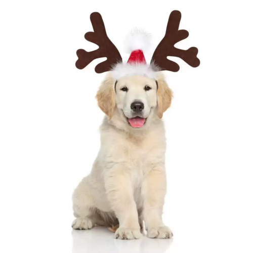 Wholesale Dog Antler Headband in Polyester