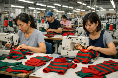 Wholesale Dog Xmas Sweater in Acrylic Knit