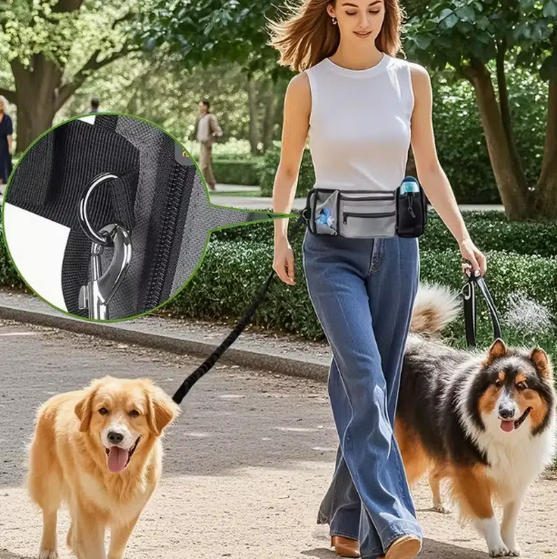 Wholesale Hands-Free Dog Walking Fanny Pack – OEM Treat & Poop Bag Belt