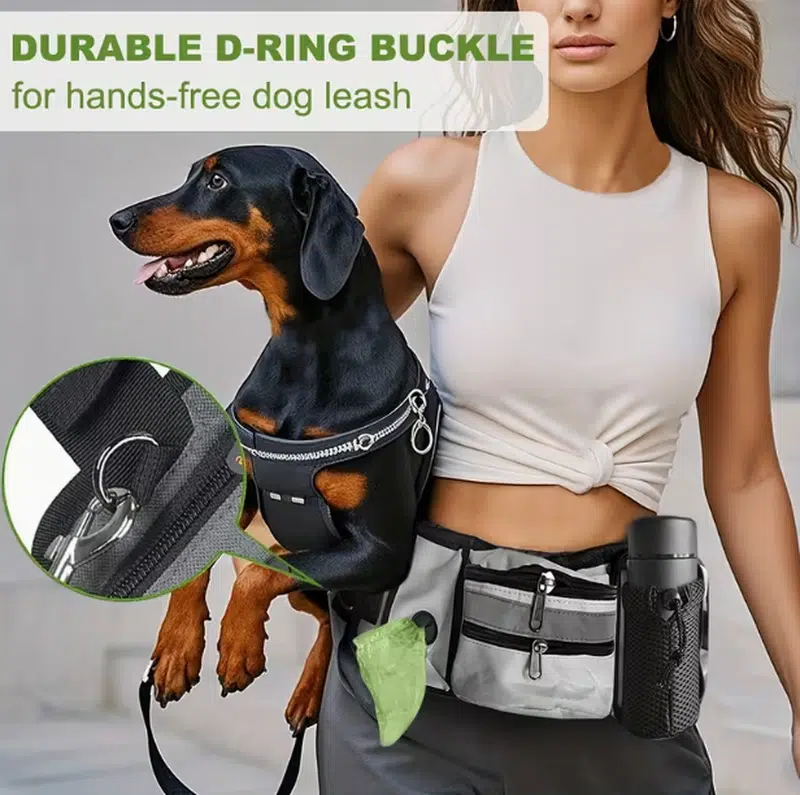 Wholesale Hands-Free Dog Walking Fanny Pack – OEM Treat & Poop Bag Belt - Image 5