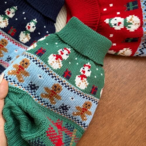 Wholesale Large Dog Christmas Sweater in Acrylic Knit 