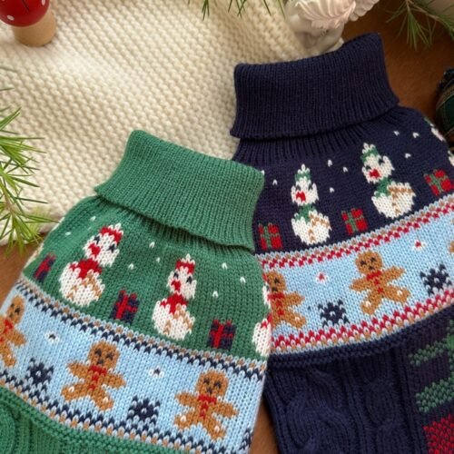 Wholesale Large Dog Christmas Sweater in Acrylic Knit 