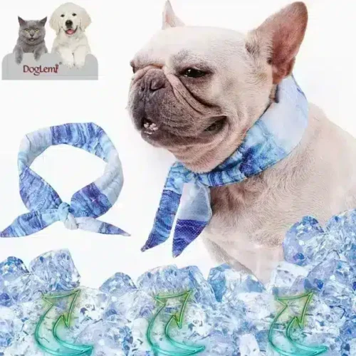 Wholesale OEM Dog Cooling Bandana Gel Neck Scarf Pet Summer Heat Relief