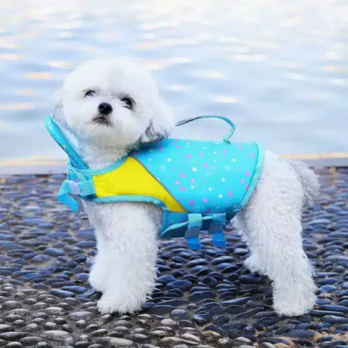 Wholesale OEM Star Dog Life Jacket - High Buoyancy Vest with Rescue Handle