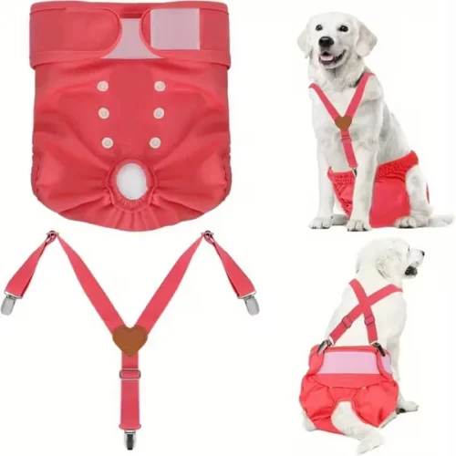 Wholesale Reusable Dog Diapers Female Medium Pack + Suspender | OEM Dog Diapers