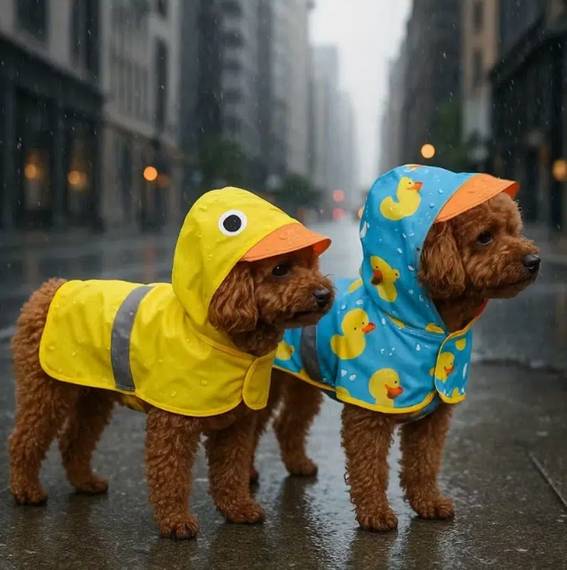 Wholesale Reversible Dog Raincoat – Waterproof Custom Design for All Breeds - Image 3