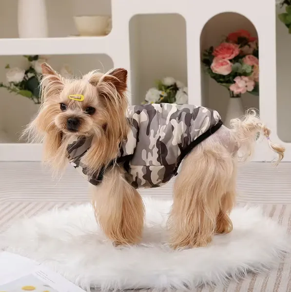 Wholesale Reversible Double-Sided Dog Winter Coat – Warm Padded Jacket - Image 3