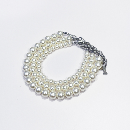 Adjustable Pearl Dog Collars for Wholesale