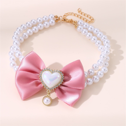 Adjustable Pearl Dog Collars for Wholesale