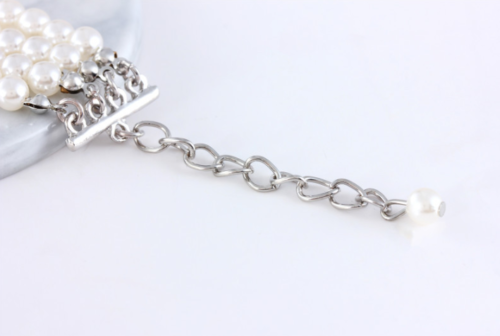 Adjustable Pearl Dog Collars for Wholesale