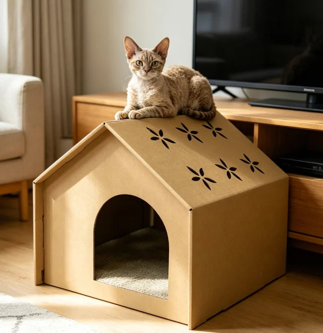 Cardboard Cat Houses