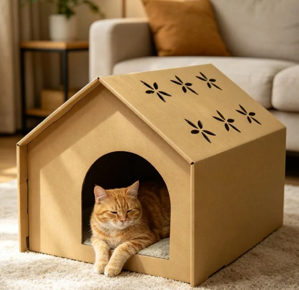 Cardboard Cat Houses