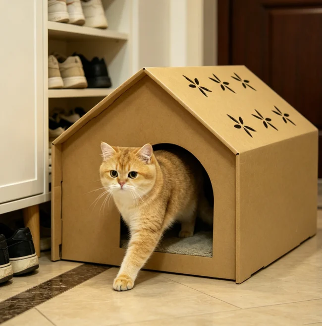 Cardboard Cat Houses