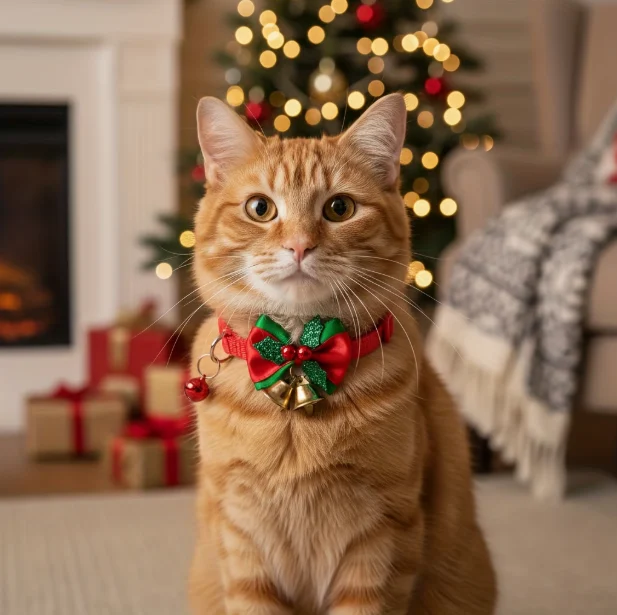 Christmas Cat Collar