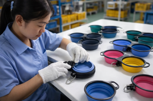 Collapsible Silicone Dog Water Bottle for Wholesale