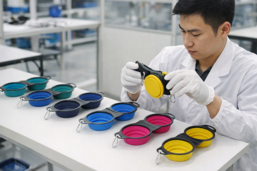 Collapsible Silicone Dog Water Bottle for Wholesale