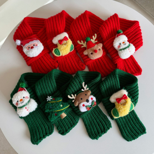 Crossover Knit Dog Scarf for Wholesale