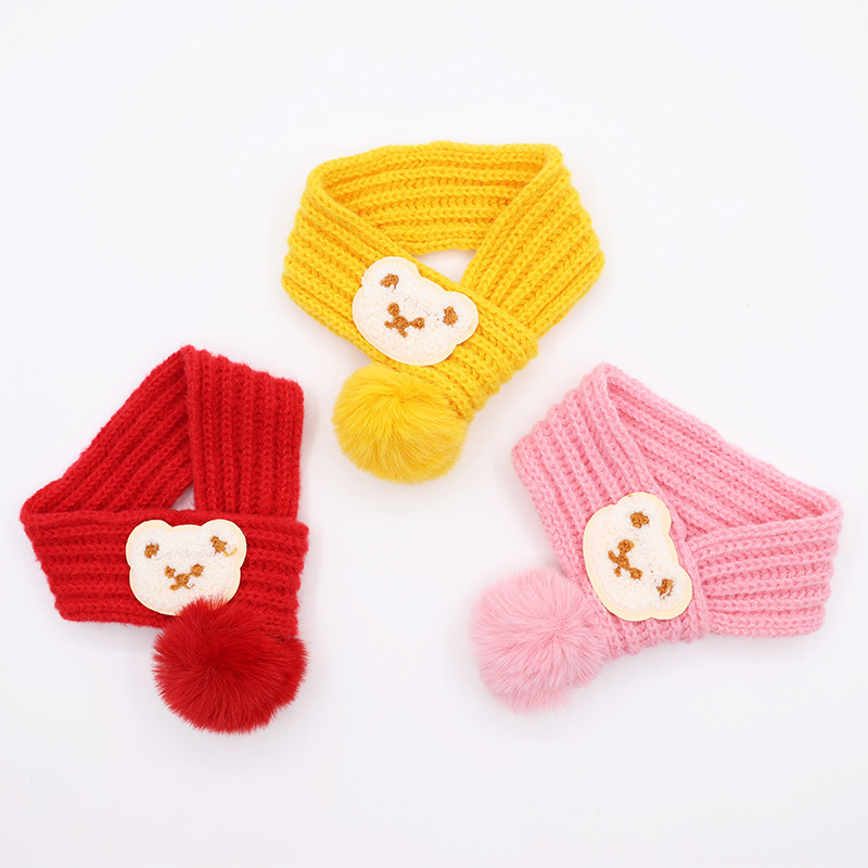 Crossover Knit Dog Scarf for Wholesale