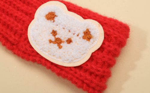 Crossover Knit Dog Scarf for Wholesale