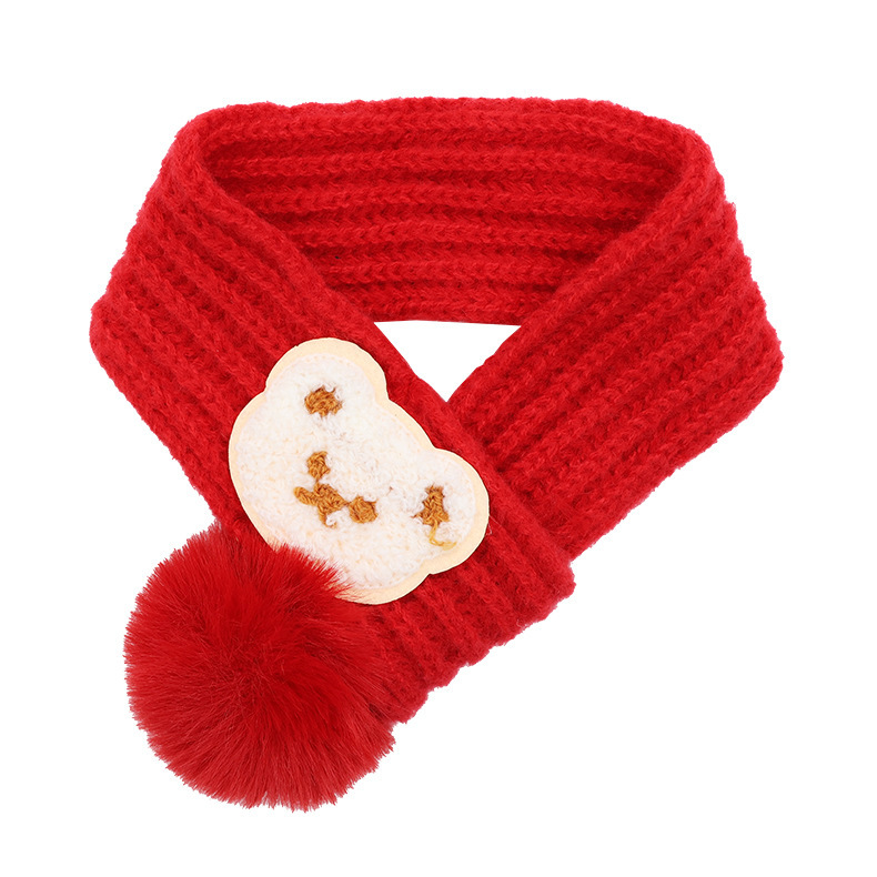 Crossover Knit Dog Scarf for Wholesale