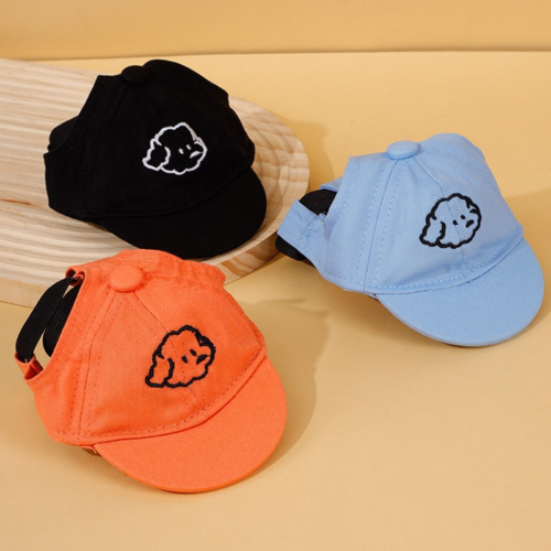 Curved Brim Dog Baseball Cap for Wholesale